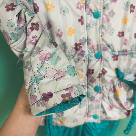 Kiko Girls 2-Piece Winter Coat & Snow Bib Set Size 4 - Picture 4 of 12